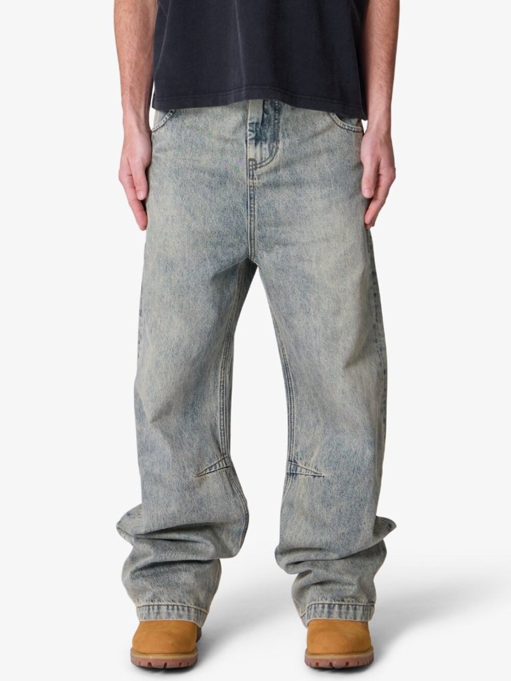 mnml Baggy Moto Denim - Vintage Blue Size 30Vintage Blue / 30